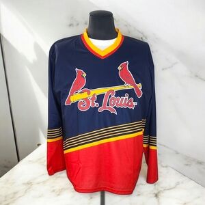 St. Louis Cardinals Jersey Mens Size XL Baseball MLB Bally Sports Polyester